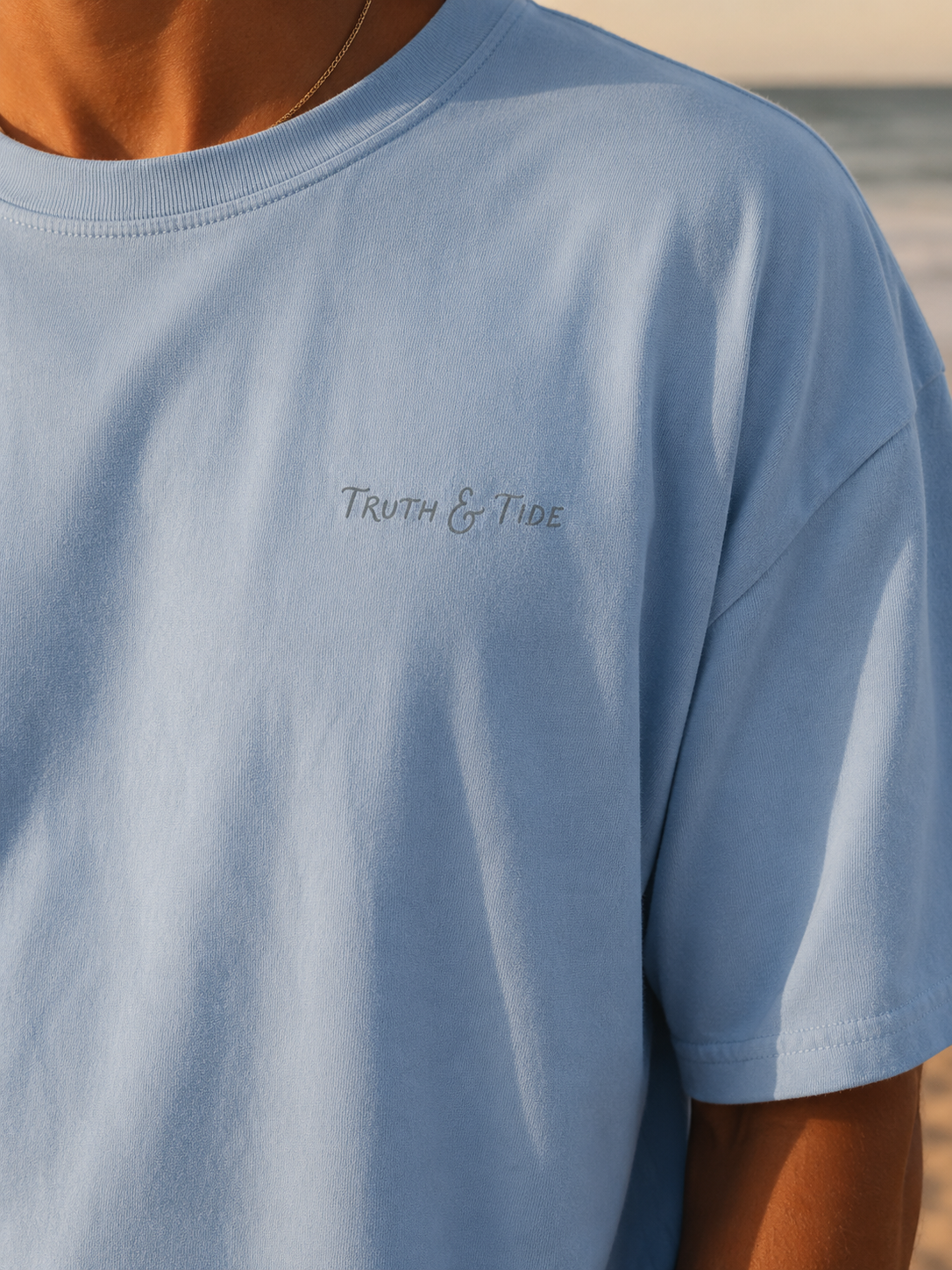 Trust in the Lord Surfer Tee | Proverbs 3:5 Christian Beach Shirt