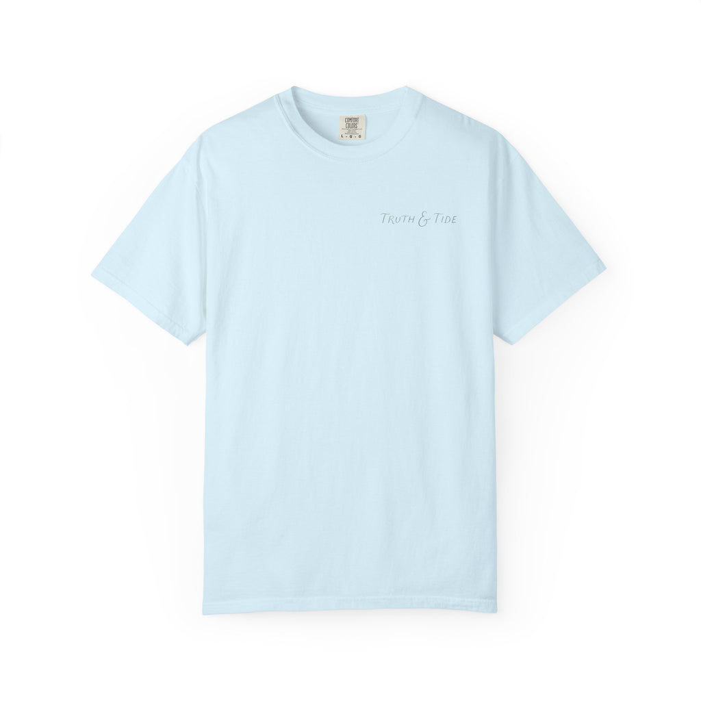Even the Waves Obey His Voice Vintage Surf Graphic Tee