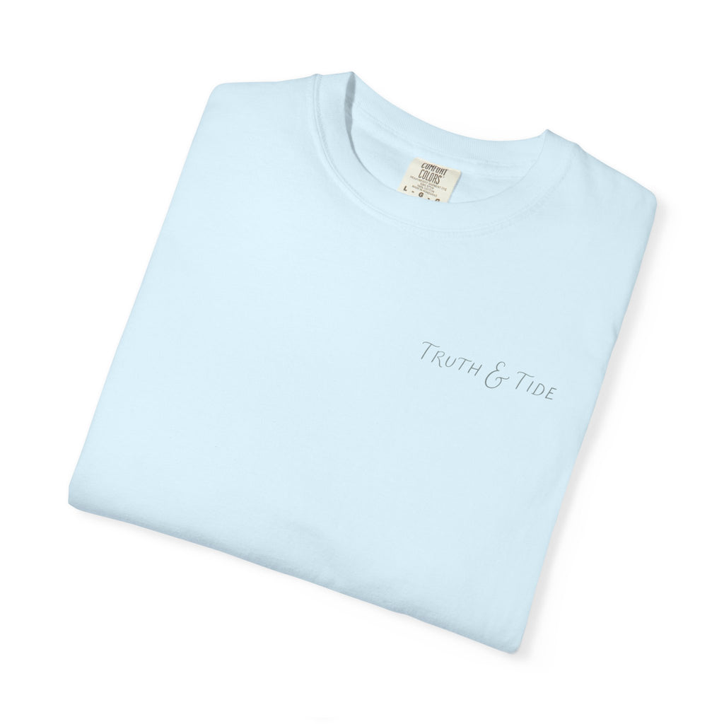 Even the Waves Obey His Voice Vintage Surf Graphic Tee